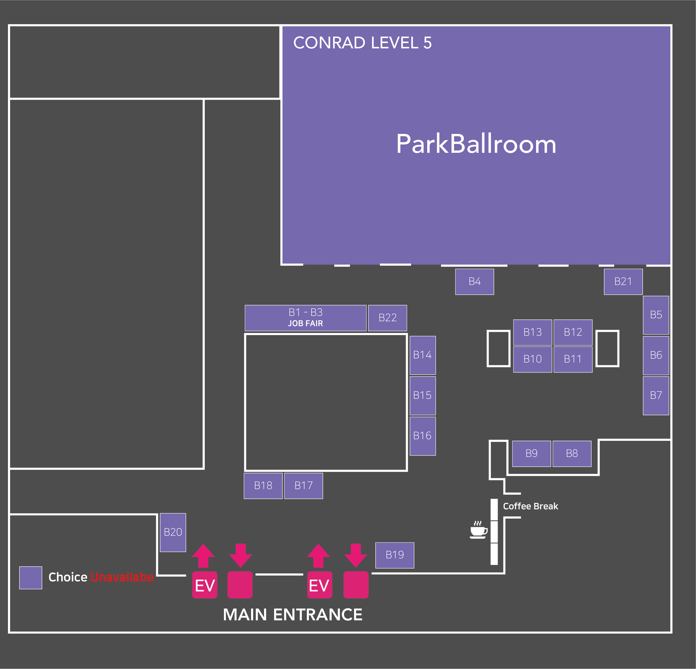 Luncheon Meeting Floor Plan (5F)